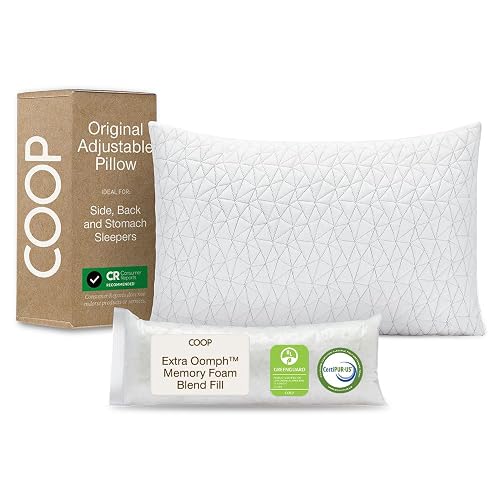 Coop Home Goods Original Adjustable Pillow, Queen